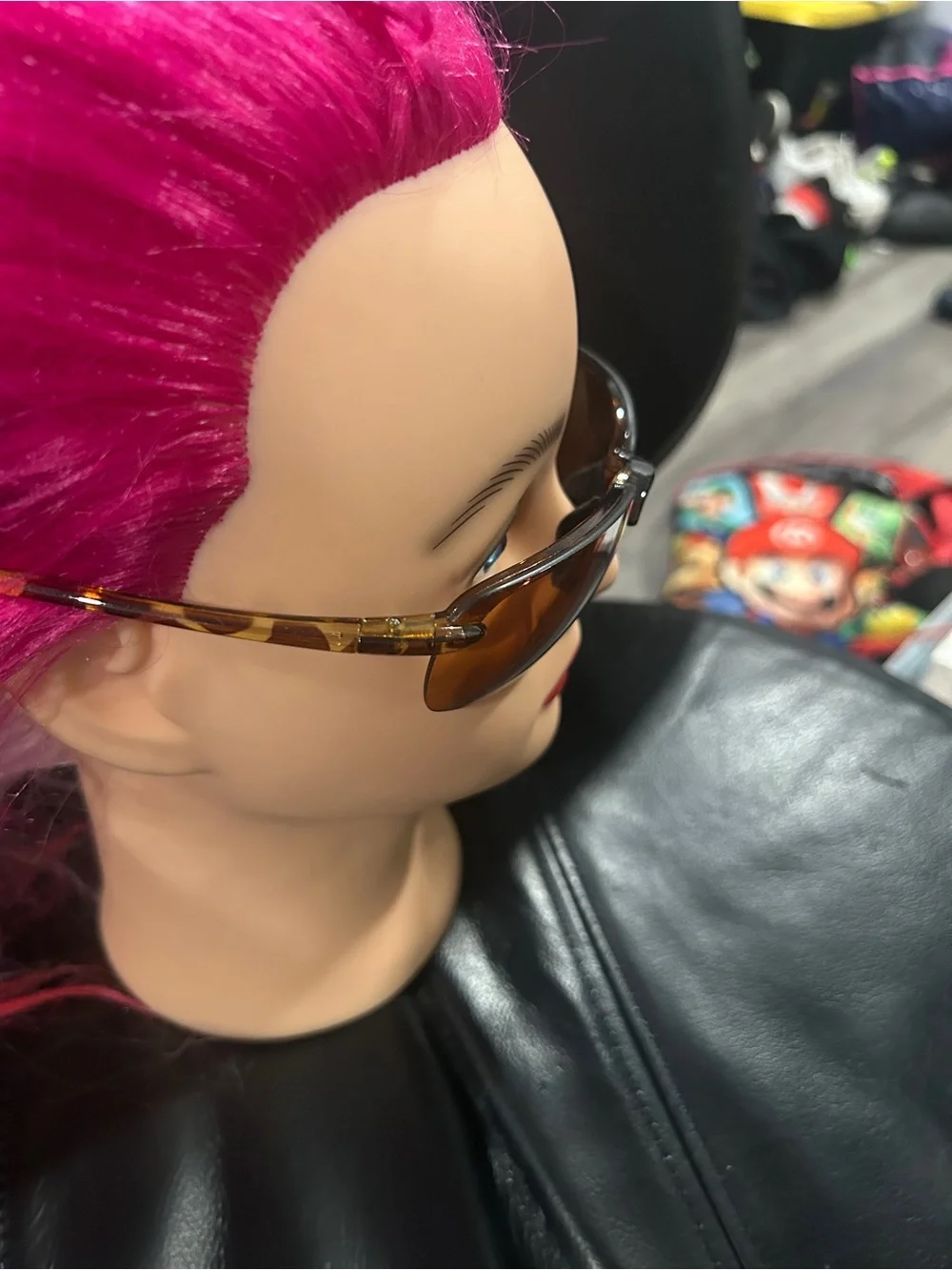 Brown Tinted Rimless Sunglasses - Women Accessories